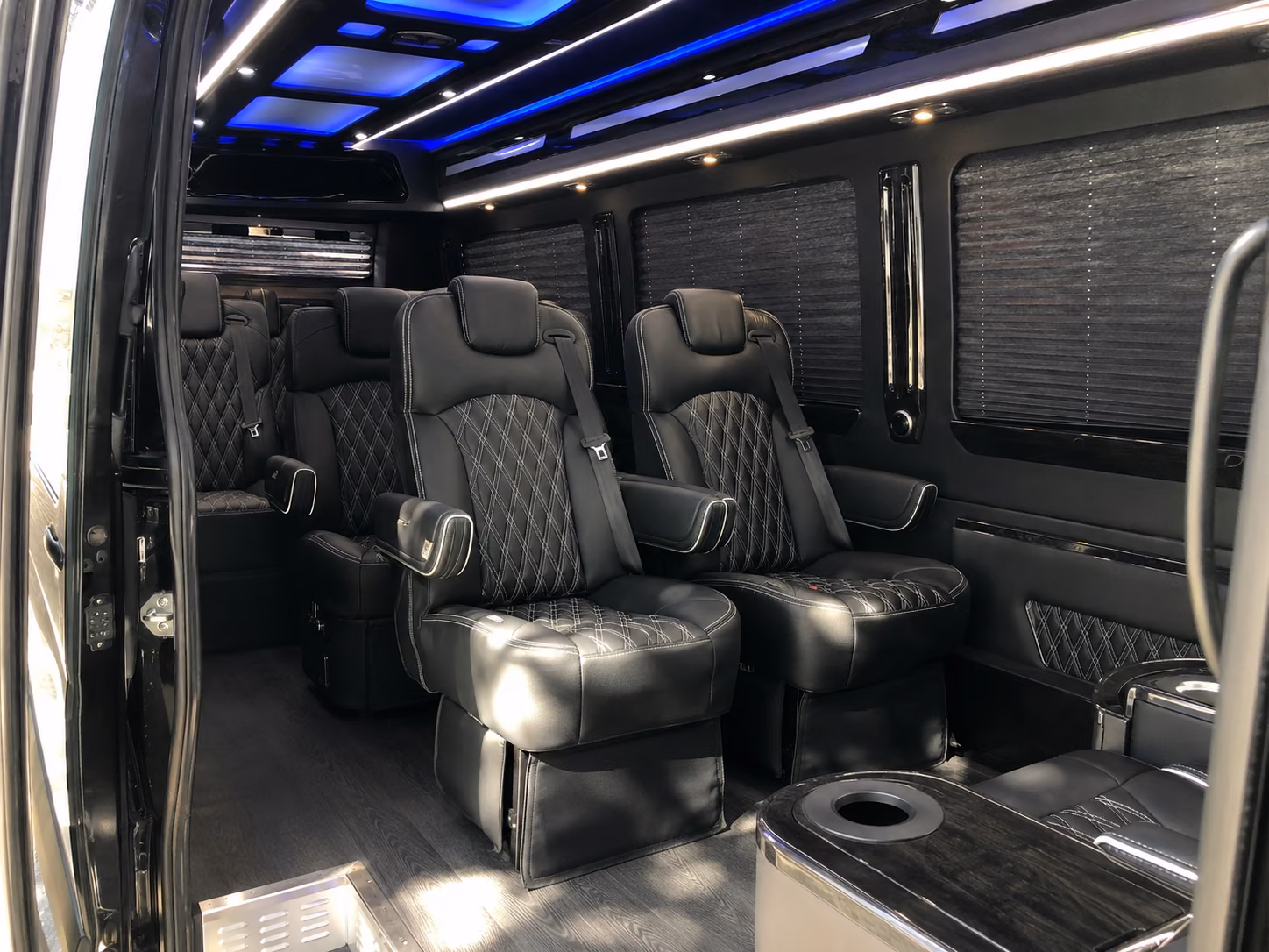 sprinter van with driver interior