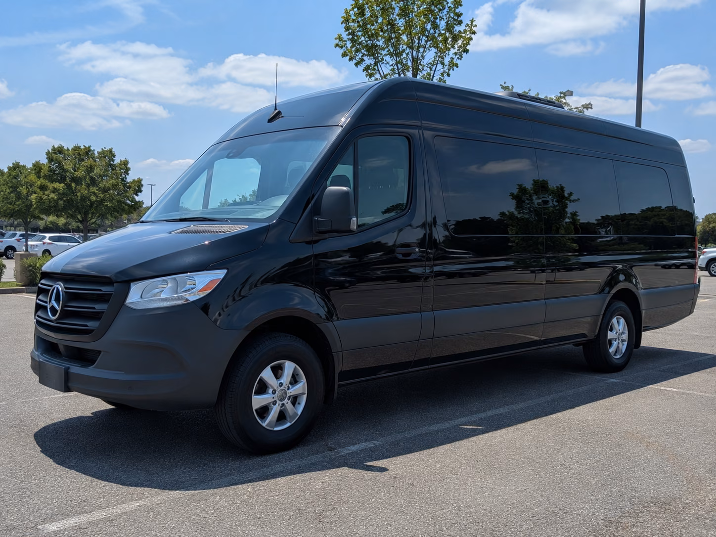 sprinter van with driver